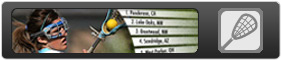 High School Girls Lacrosse Rankings. Girls Lacrosse player catching the ball.