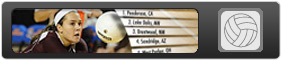 High School Girls Volleyball Rankings. Volleyball defensemen bumping the ball.